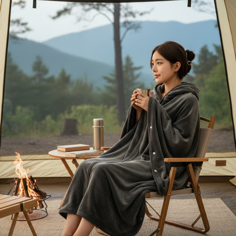 차박 캠핑용 클릭형 마이크로파이버 100X140cm 140cm