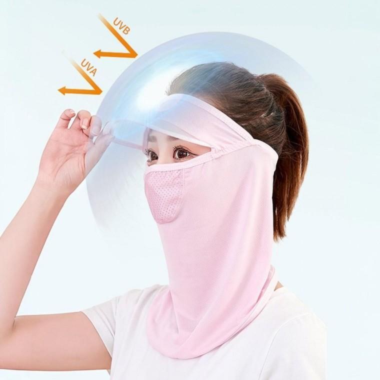 남여공용 360도 자외선차단 썬캡 선캡 마스크 전면 햇빛 보호 넥쿨러 등산 낚시 캠핑 야외활동