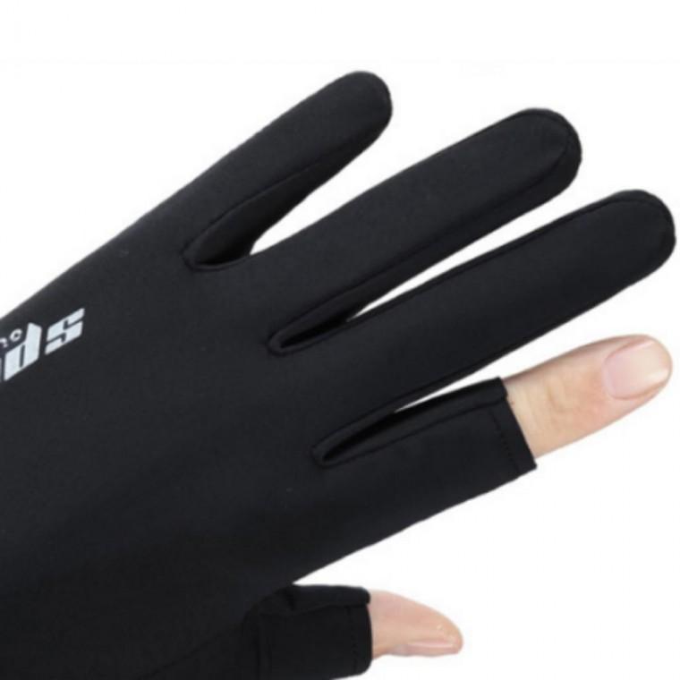 남자 여성 등산 캠핑 스포츠 아이스 쿨링 장갑 블랙