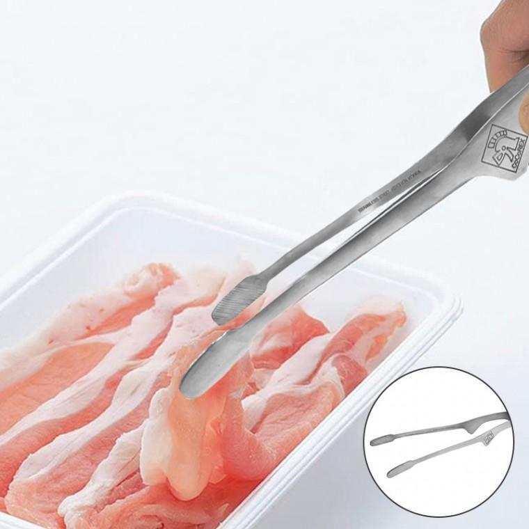 국산 주방 스텐 스테인레스 요리 캠핑 고기 바베큐 파스타 초밥 스시 뷔페 음식 조리용 요리용 받침 핀셋