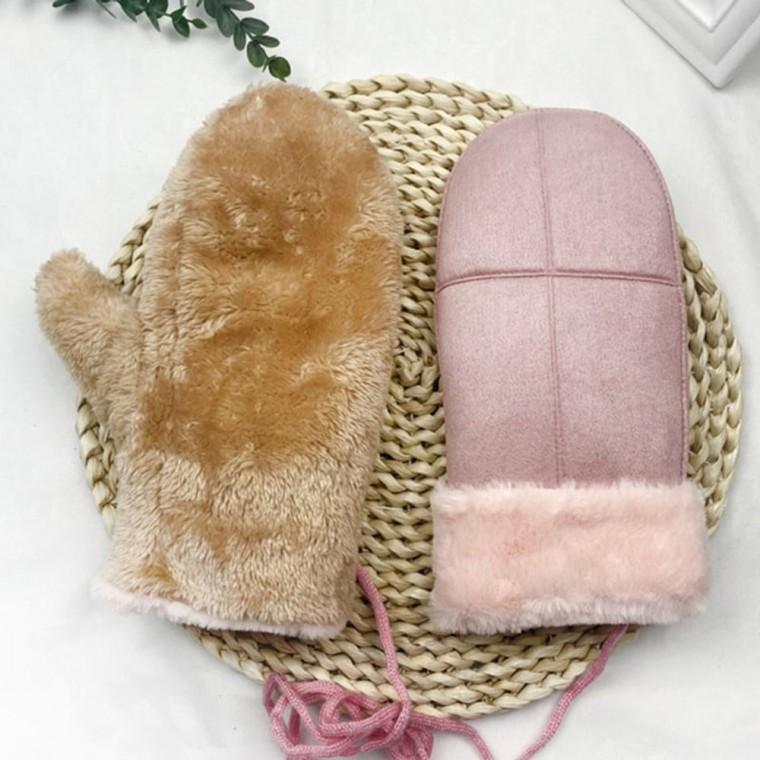 요기네 여성 캠핑장갑 외출 등산 방한장갑 바이크 장갑 겨울 벙어리