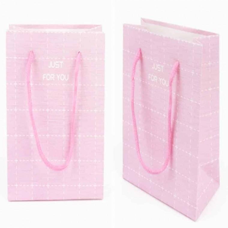 체크 종이 선물백 포장가방 선물용종이가방 로맨틱쇼핑백 선물용종이백