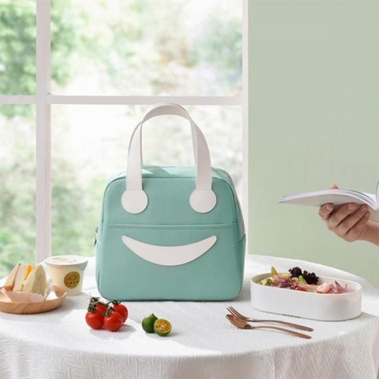 아이스파우치 은박 보온보냉가방 스마일 런치백