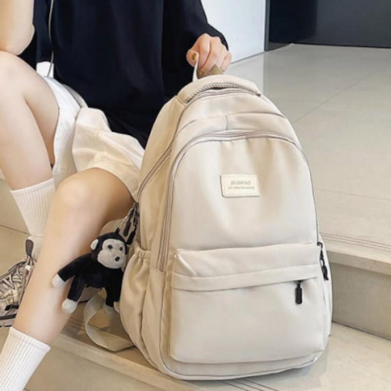 고릴라백팩 학생가방 심플 데일리 학생 스타일 남녀 백팩 고릴라 공용 가방