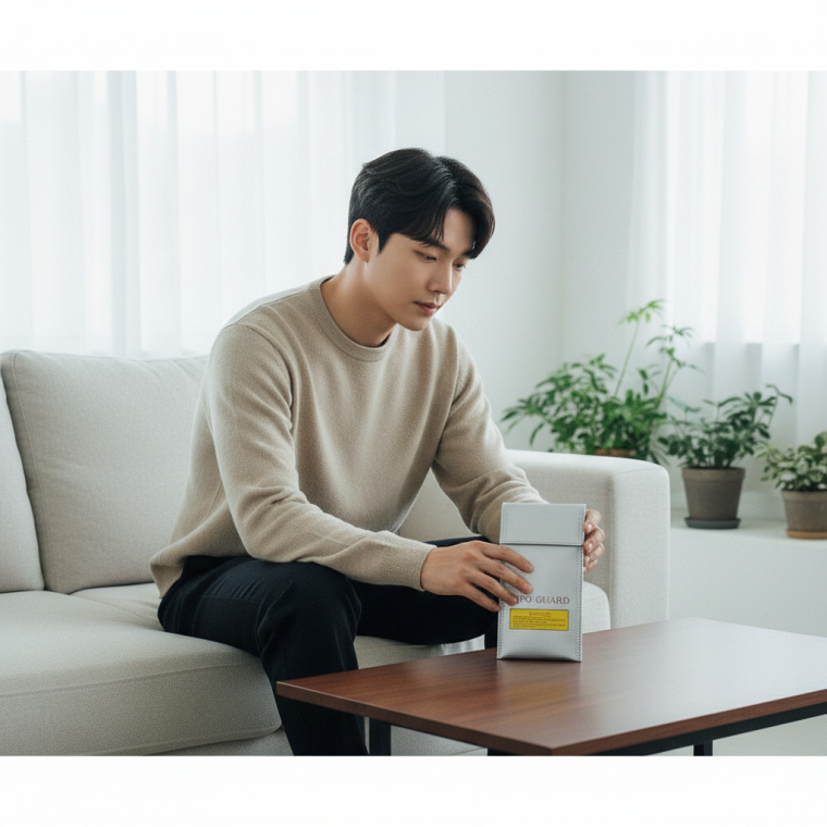 배터리 안전 저장 파우치 케이스 내화 방염 가방