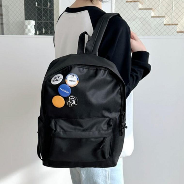 PA 책가방 가벼운 신학기 학교 학원 입학 선물 데일리백 버튼장식