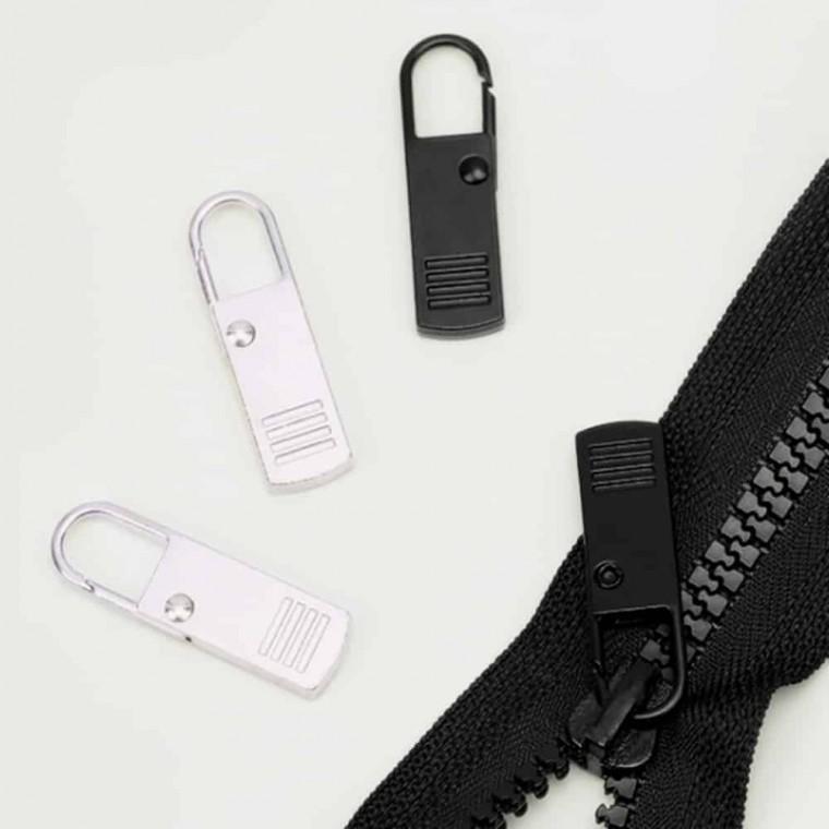 만능 지퍼손잡이 자크손잡이 지퍼헤드 지퍼공장 가방지퍼 자크