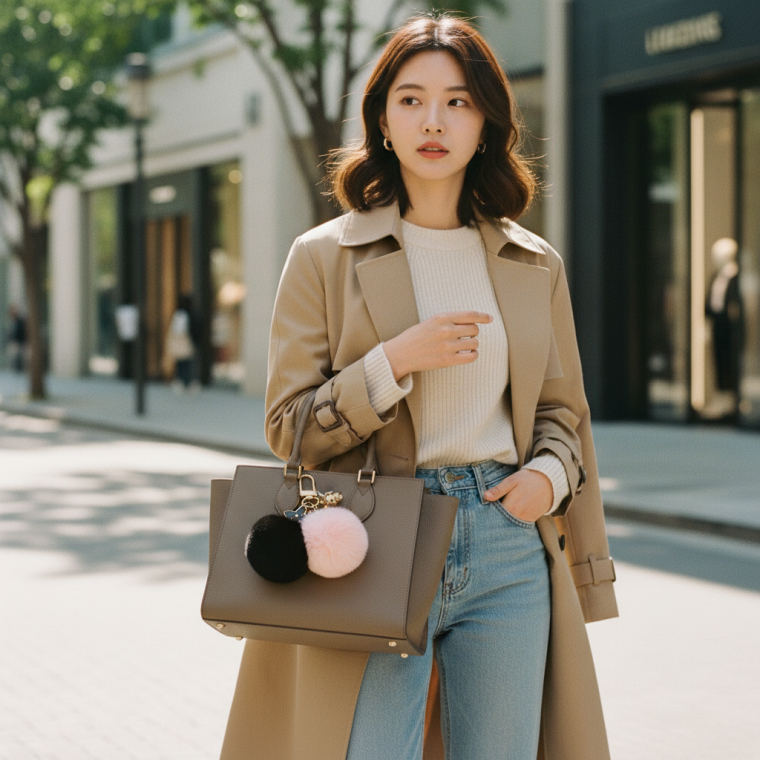 폼폼 열쇠고리 가방장식 악세사리 데코 소품