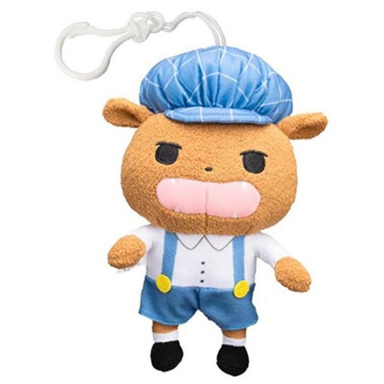 엉덩이탐정 브라운 내구성 가방고리 15cm