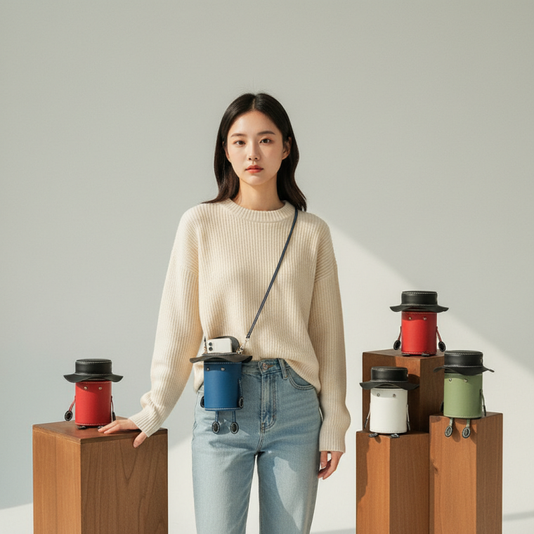 수제 미니 크로스백 숄더백 만들기 DIY 소형 가방