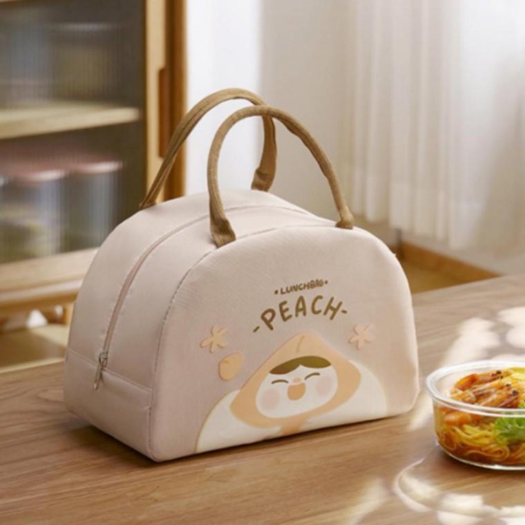 런치백 수능 보온 보냉 도시락 가방 그린