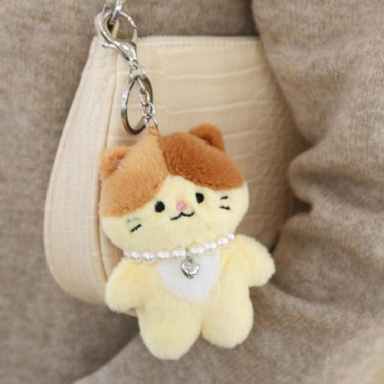 꾹꾹이 키링 고양이 인형 키링 캐릭터 가방고리 키홀더 열쇠고리 선물