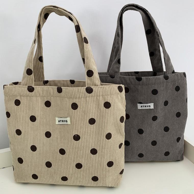 HL] 토트백 미니 댓센 땡땡이 손가방 크로스백 핸드백