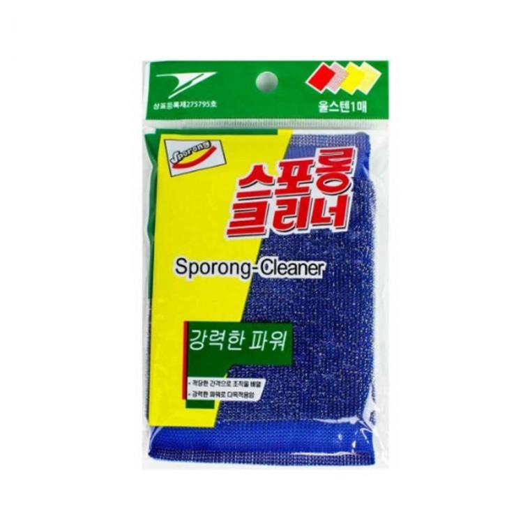 스포롱 크리너 울스텐 강력수세미 13 x 9cm 10개 쌍마