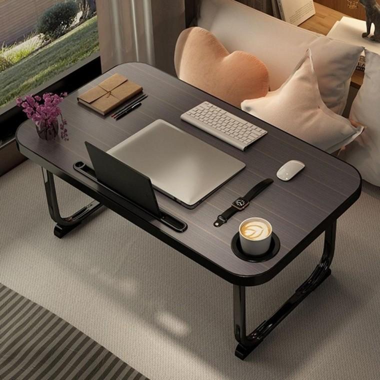 좌식테이블 거실테이블 소파테이블 접이식테이블 라운드 70x40cm [P-906]