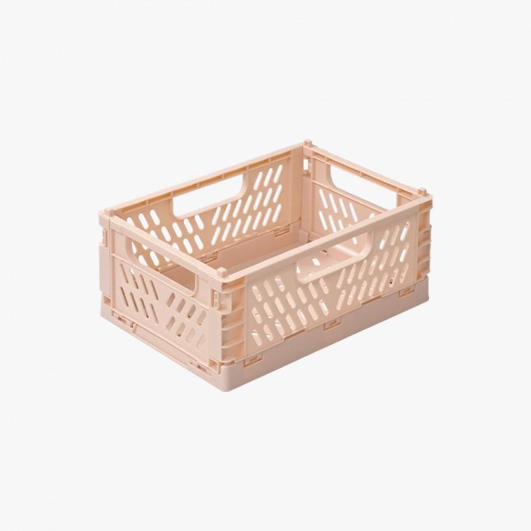 폴딩 바스켓 바구니 접이식 수납 간식 S