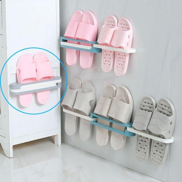 접이식 실내화정리대 신발 수건 걸이 행거 거치대 정리대 슬리퍼 거치대 간이신발장 거실화 꽂이 실내화