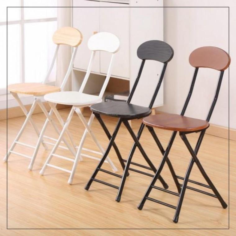 접이식 의자 보조 간이 철재 베란다 미니 스툴 모던 카페