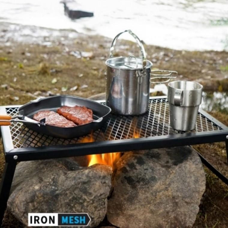 캠핑 BBQ 메쉬 슬림 MINI 다용도 접이식 테이블