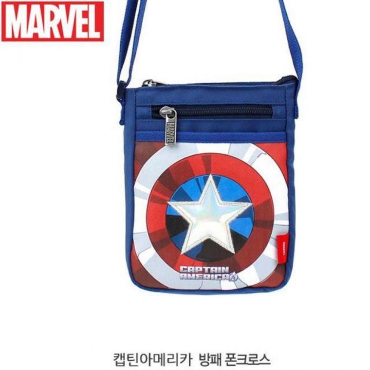 캡틴아메리카 방패 폰크로스 아동가방 핸드폰가방 아동가방 크로스백 어린이가방 핸드폰가방