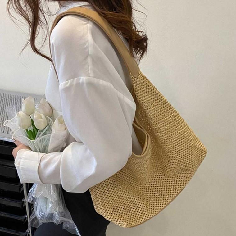 여름 가방 바캉스여름가방 예쁜가방작은가방 라탄백숄더백 여행 해변가가방코디