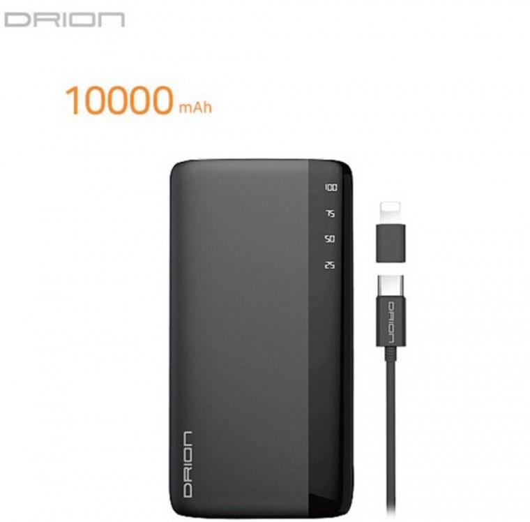 보조배터리 10000mAh USB 휴대용 충전식 조끼 복대