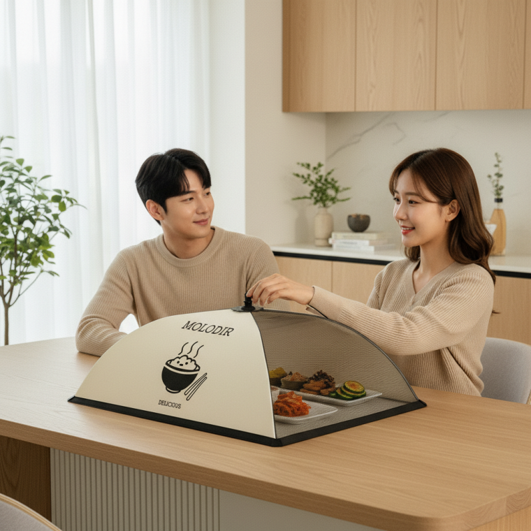 접이식 식탁 음식 반찬 커버 상커버 푸드