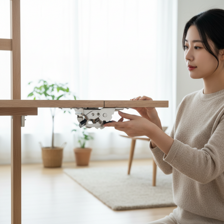 180도 회전 접이식 가구용 경첩 브라켓 받침대