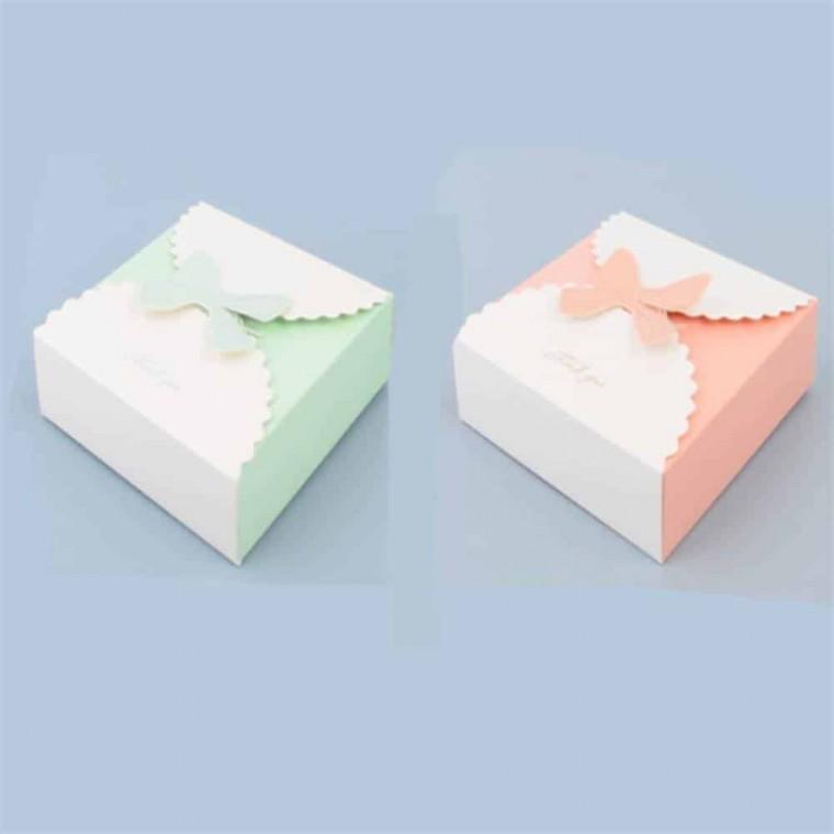 리본 정사각 선물케이스 접이식박스 선물포장박스 리본정사각 생일선물포장