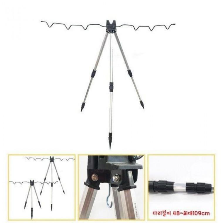 접이식 낚시대 받침대-7구 바다 민물 높이조절