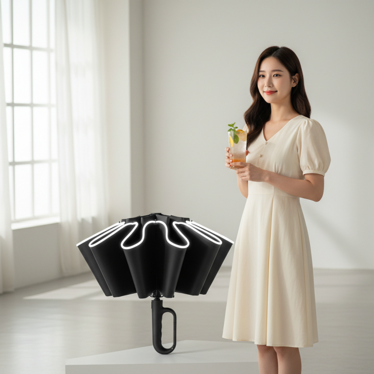 접이식 양산 UV 차단 자외선 여행용 외출 우양산