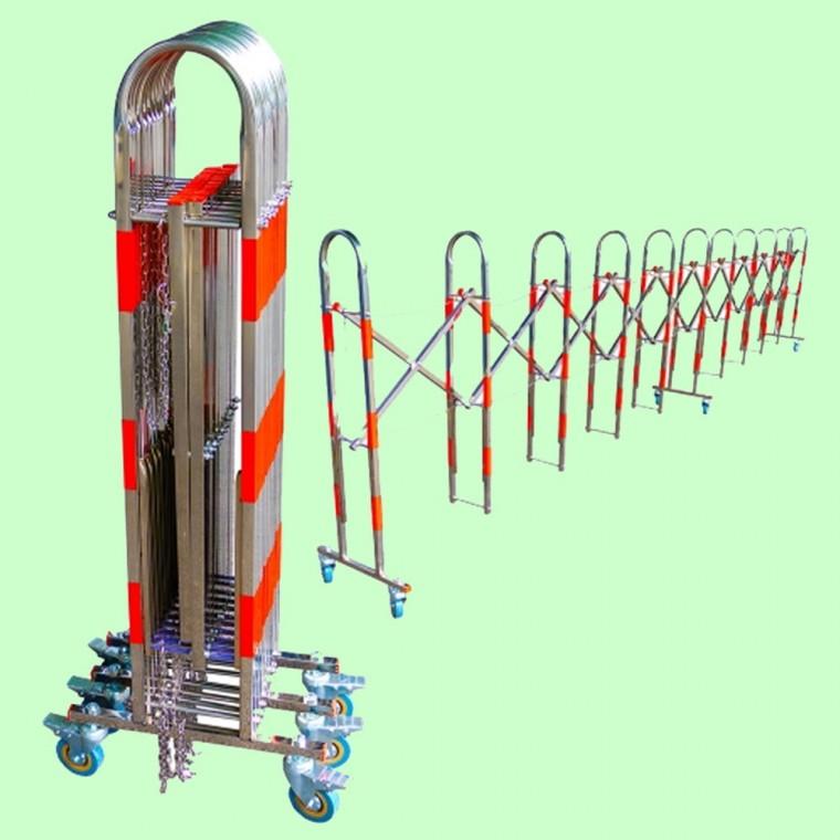 아치형 스텐접이식 바리케이트 출입통제 5m 1100mm