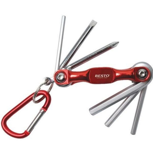 다용도 접이식 렌치 휴대용 홀타입 렌치 가정용 정비용 공구 7종
