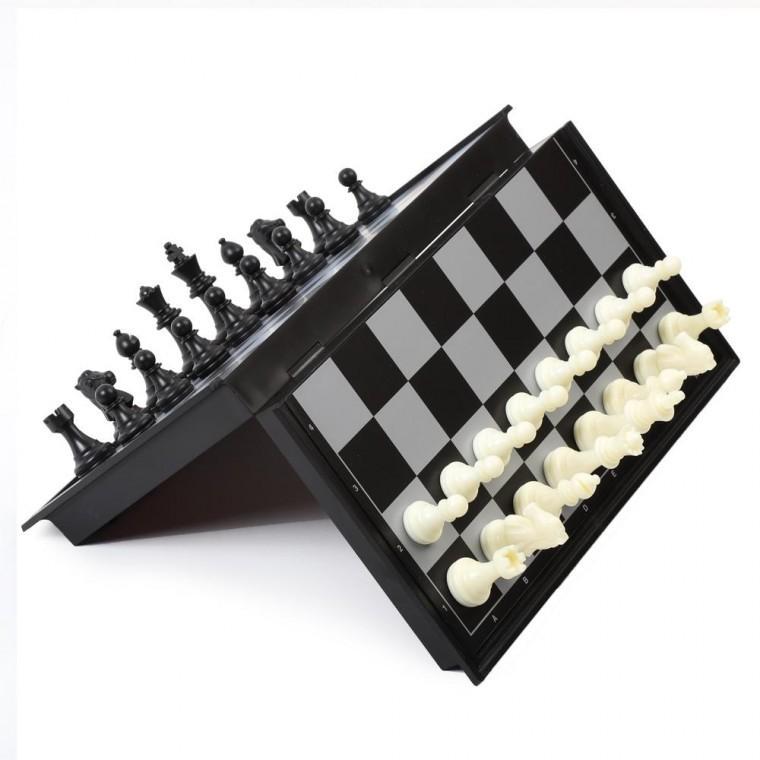접이식 자석 체스판(25cmX25cm)체커 백개먼 3in1 보드게임