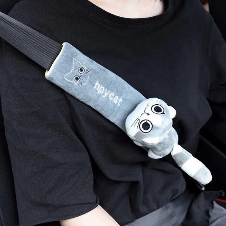 캐릭터 귀여운 인형 자동차 안전 벨트 커버 차량 용품