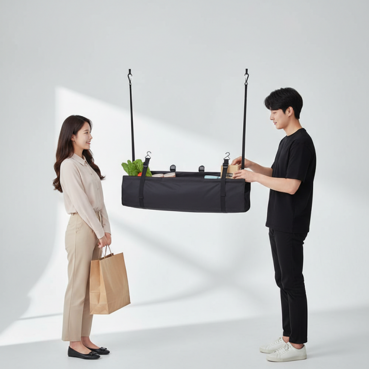자동차 트렁크 정리함 적재 수납 박스 차량용 짐 보관함