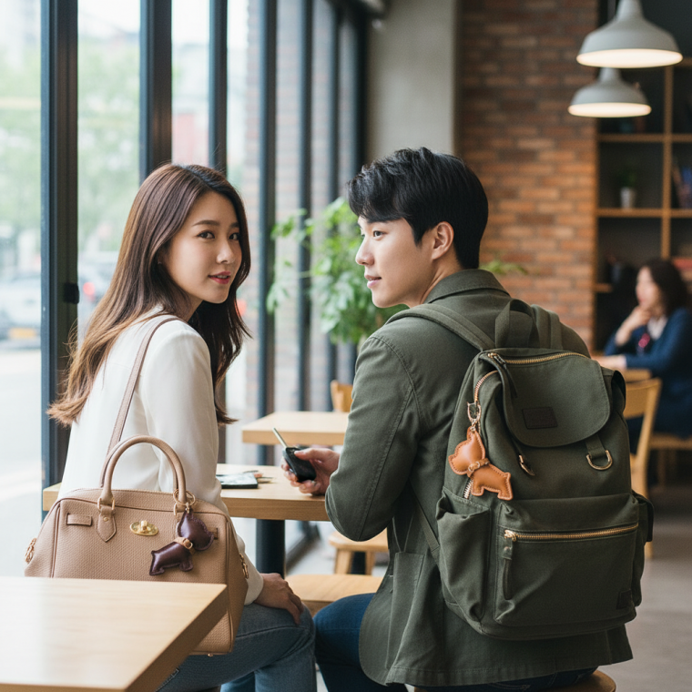 자동차 강아지 차량용 가방걸이 장식품