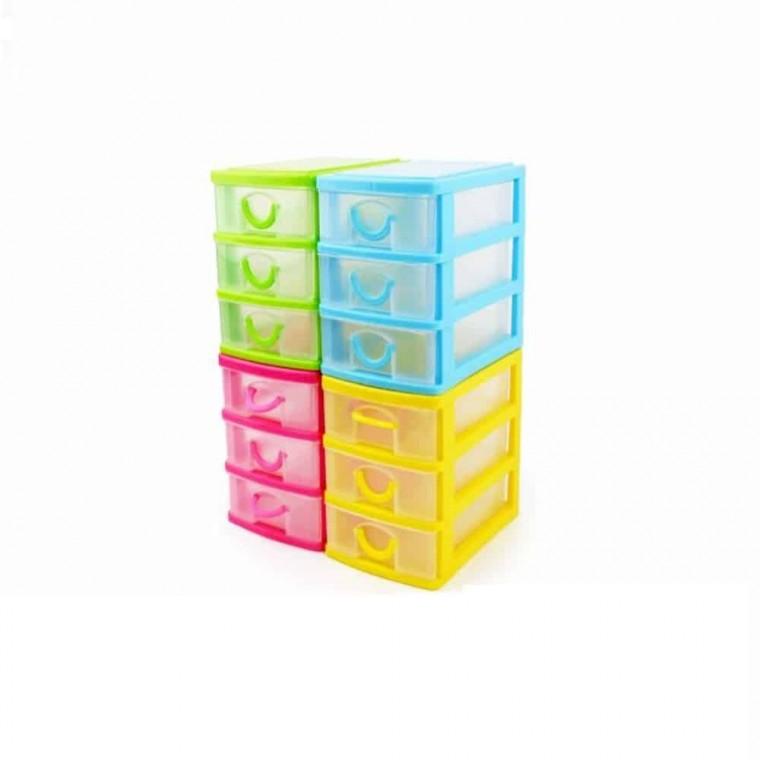 3단 미니 수납함 책상위서랍함 소품정리함 악세사리수납함 다용도수납