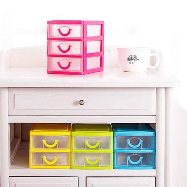 보관함 서랍형수납함 정리용품 3단 미니 수납함