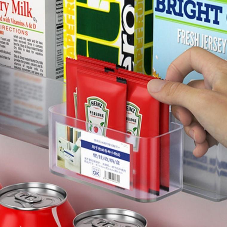 냉장고 도어포켓 걸이 소스 홀더 양념수납 정리함 주방 도어 선반