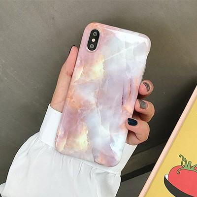 큐블링/아이폰케이스/케이스/핑크톤 대리석케이스