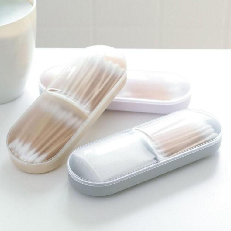 화장실 면봉 보관함 화장솜 수납 케이스