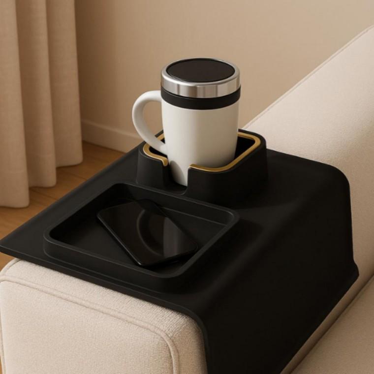 받침대 트레이 소파팔걸이테이 소파 컵홀더 팔걸이 컵받침 수납 쇼파