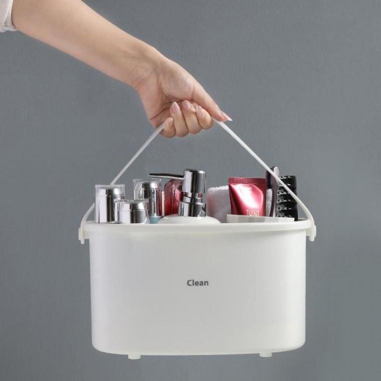 물빠짐 목욕탕 휴대용 목욕바구니 수납함