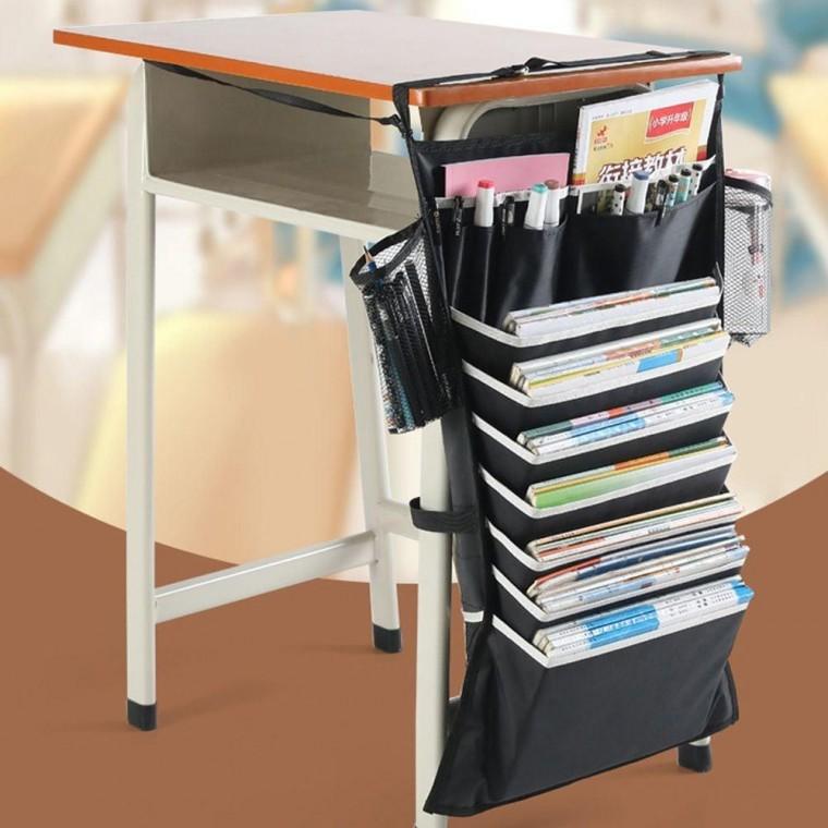 책상 사이드 포켓 꽂이 걸이 수납 학교 학원