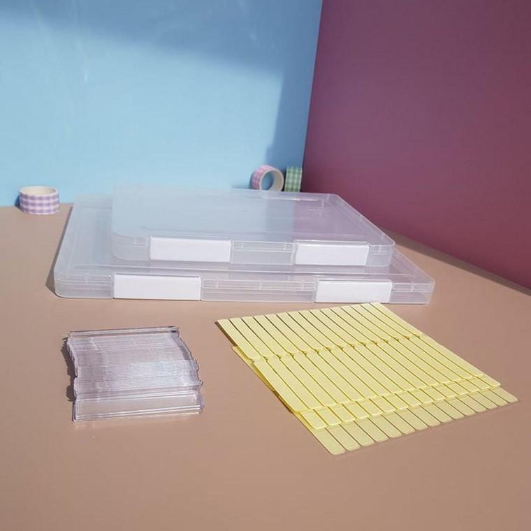 네일팁 컬렉션 케이스 수납함 재료 보관함 소형