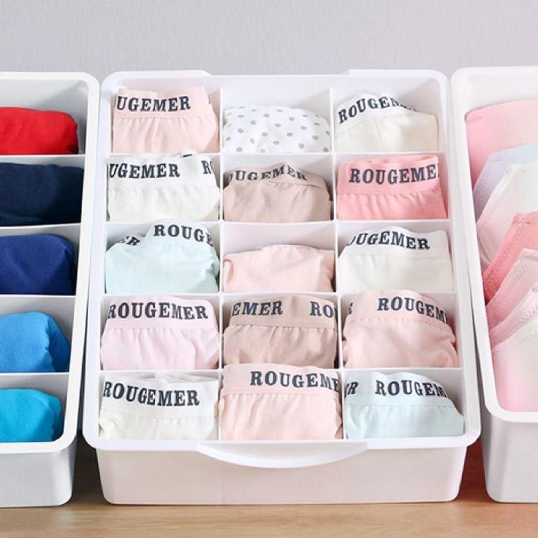 양말수납함 속옷 생리대 정리 팬티정리함 넥타이 15칸
