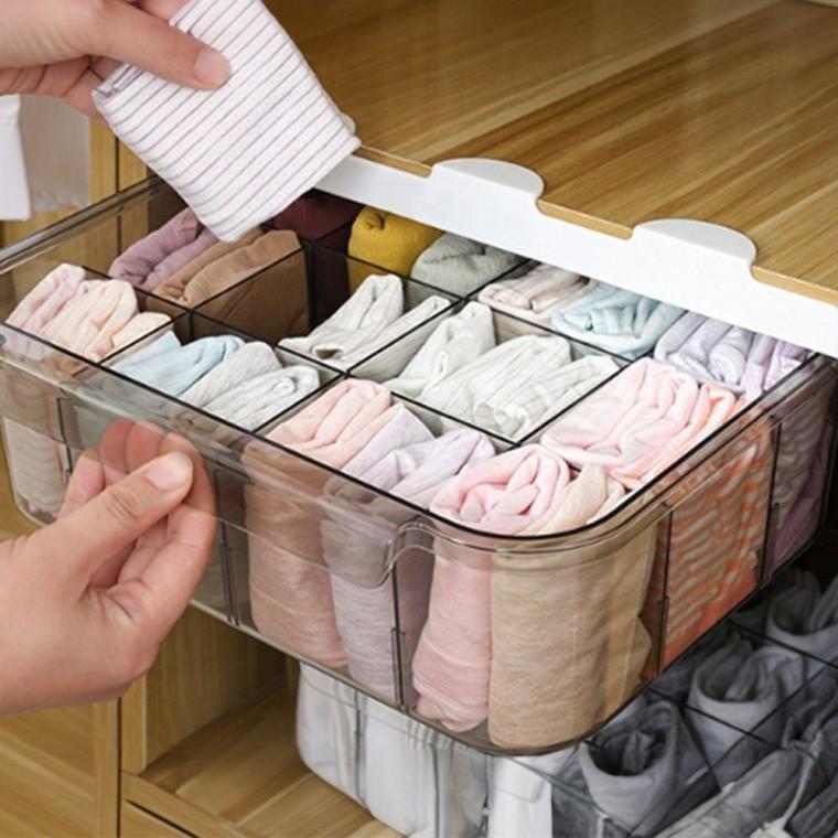속옷 양말 넥타이 수납 칸막이 서랍 정리 함