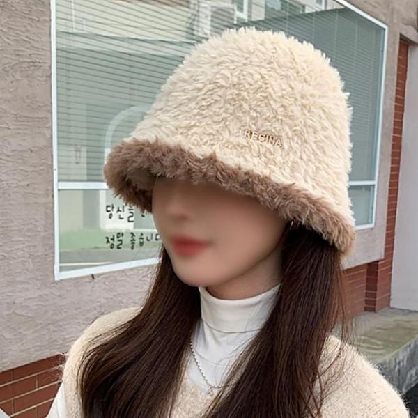 준캡 봄 겨울 성인모자 큐빅레터링 비니 귀달이 털 모자 여성 여자 모자 버킷햇