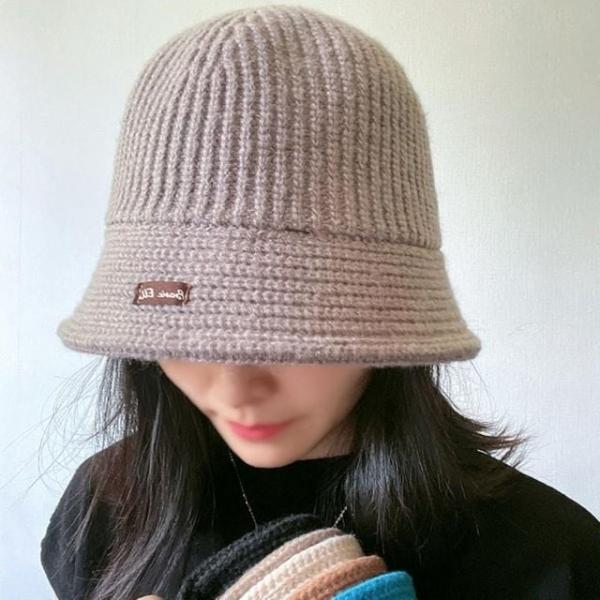 준캡 봄 가을 겨울 EU태그 벙거지 니트모자 벙거지 여성 여자 모자 버킷햇